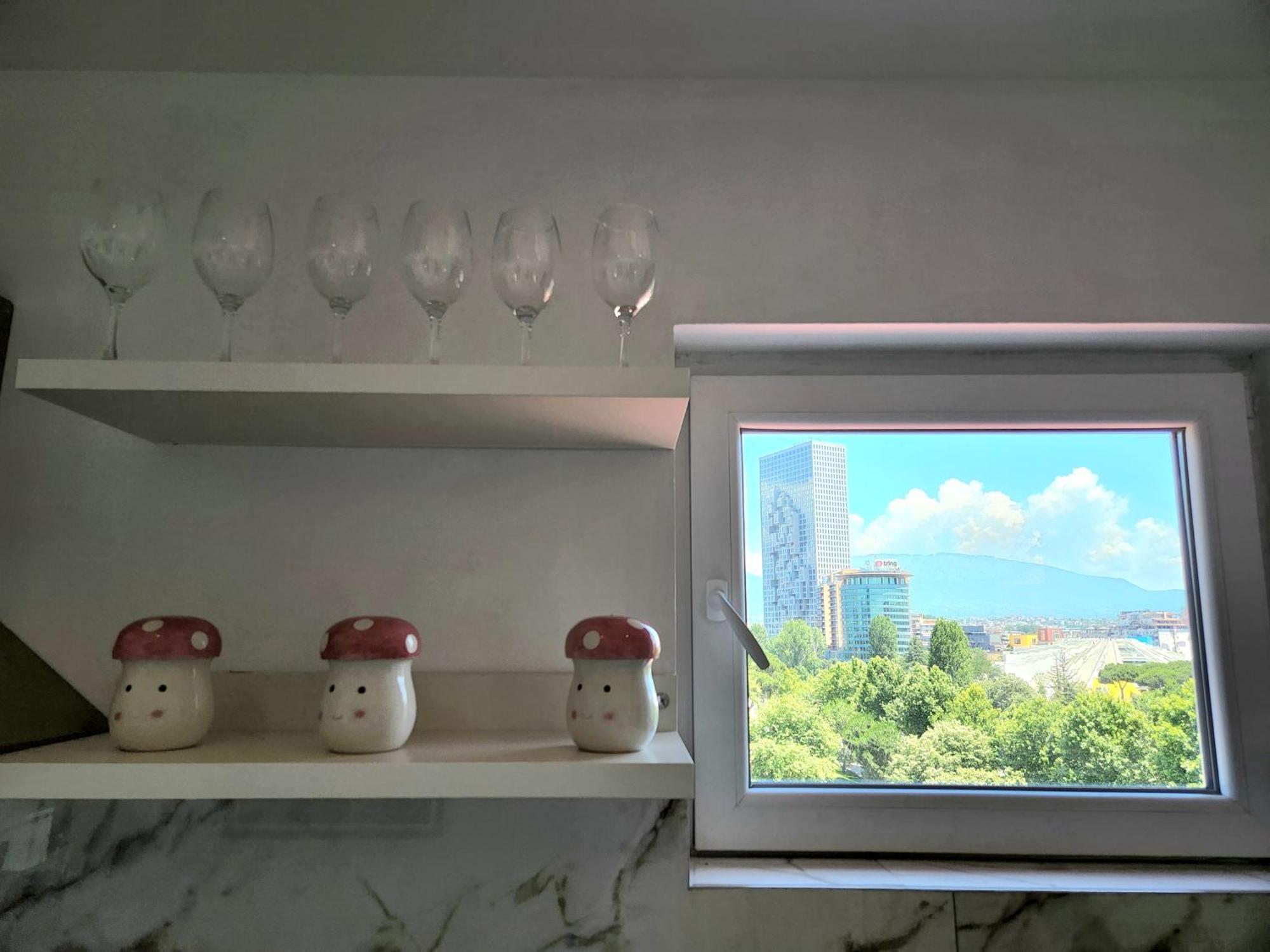 Tirana City Center Penthouse Oasis Esterno foto